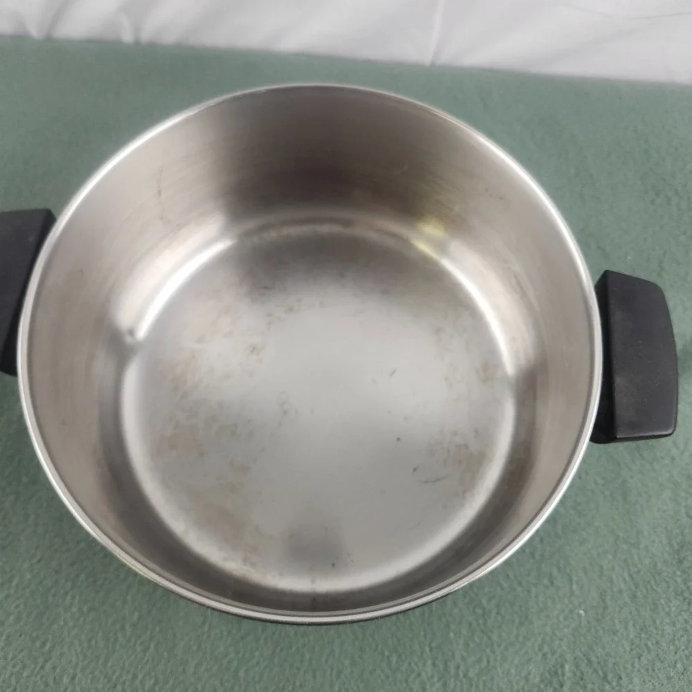Vintage Revere Ware 4-1/2 QT,  Stock Pot Lid  Copper Bottom  Clinton ILL USA 80